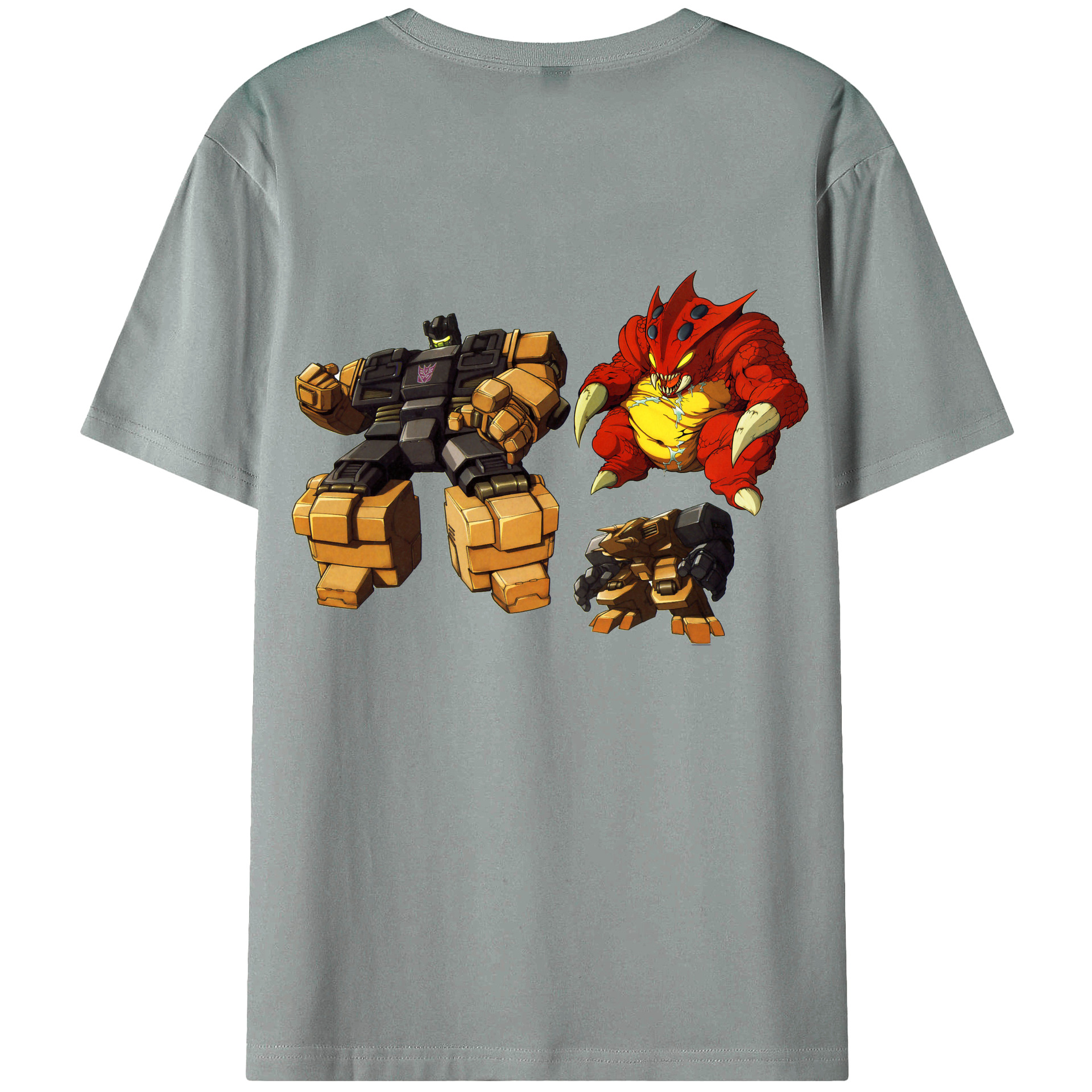 （画像用）  綿100％ メンズ半袖Tシャツ（バックプリント） 通気性